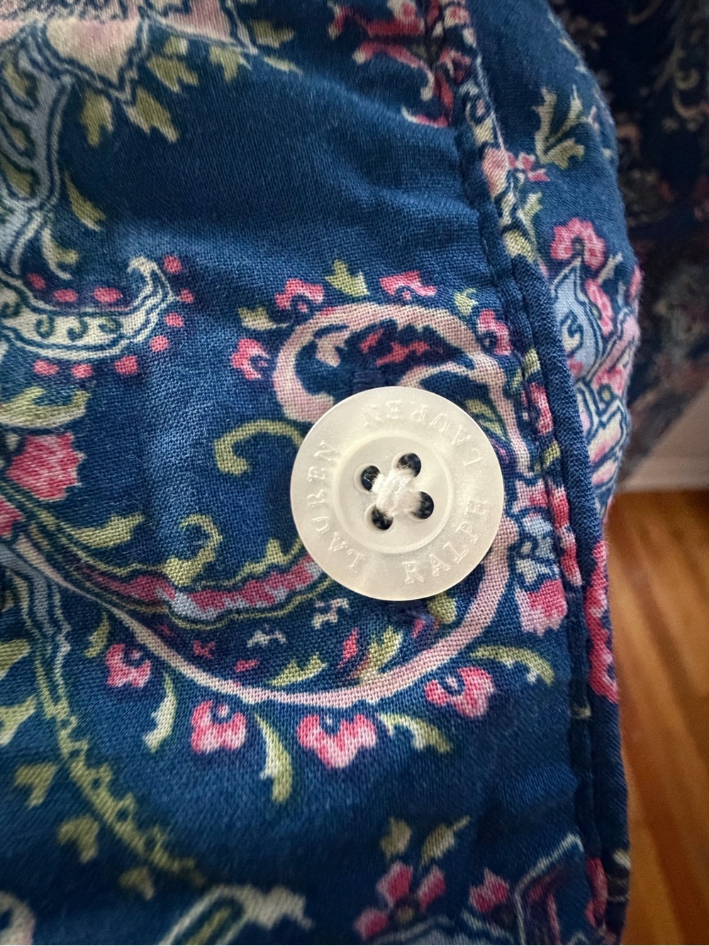 Lauren Ralph Lauren Paisley Button-Up Shirt – Size M – Like New - Picture 8 of 9